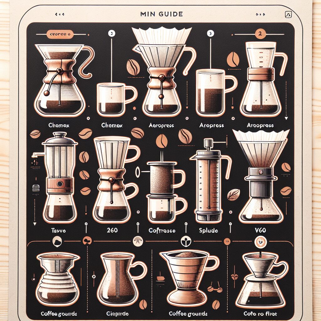 Kahve Demleme Ekipmanları: Chemex mi Aeropress mi V60 mu? Hangi Yöntem Size Göre?